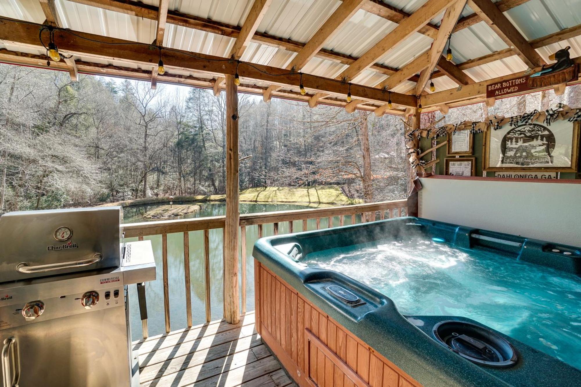 Villa Secluded Family Retreat In Dahlonega With Hot Tub! Extérieur photo