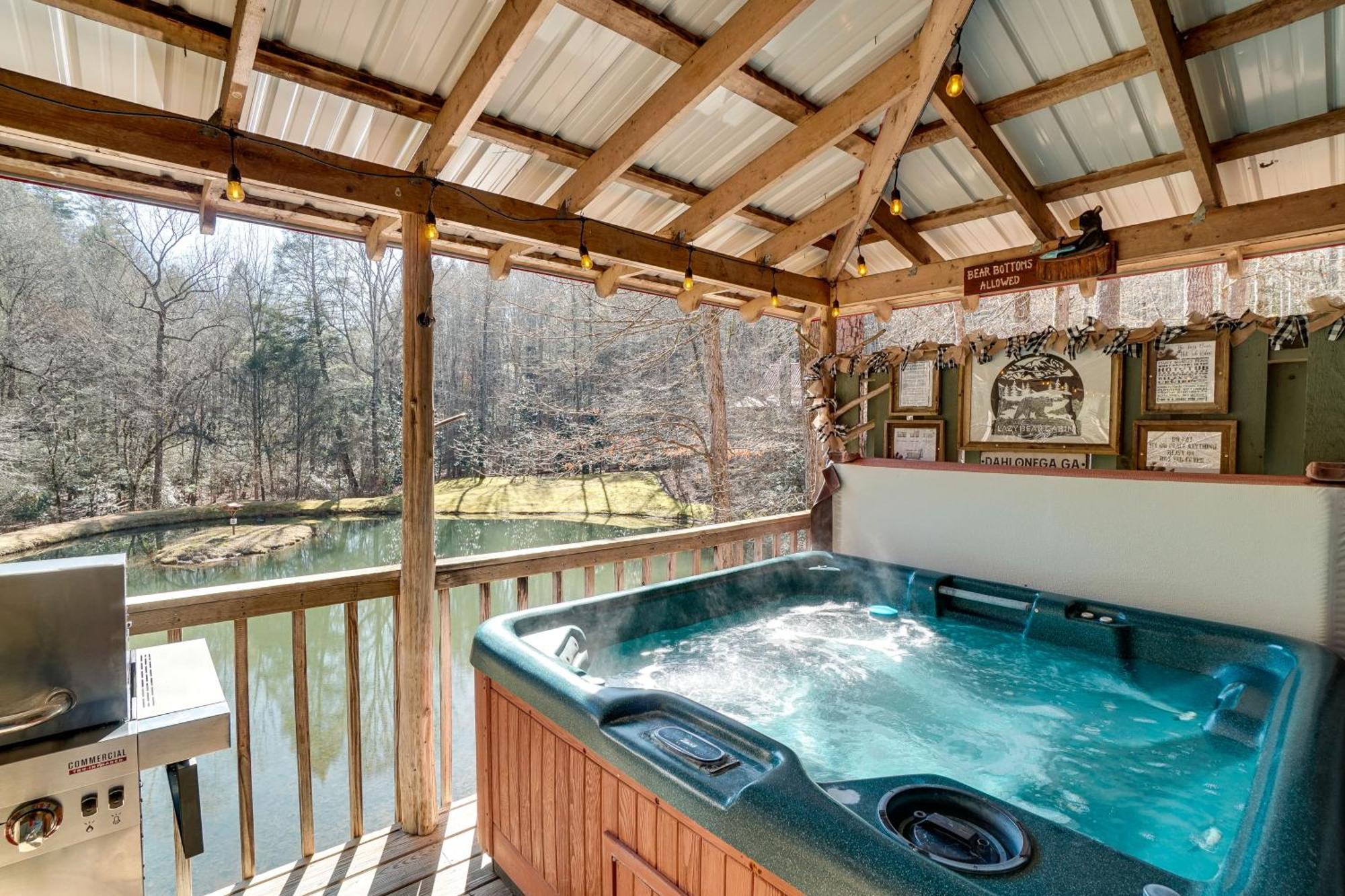 Villa Secluded Family Retreat In Dahlonega With Hot Tub! Extérieur photo