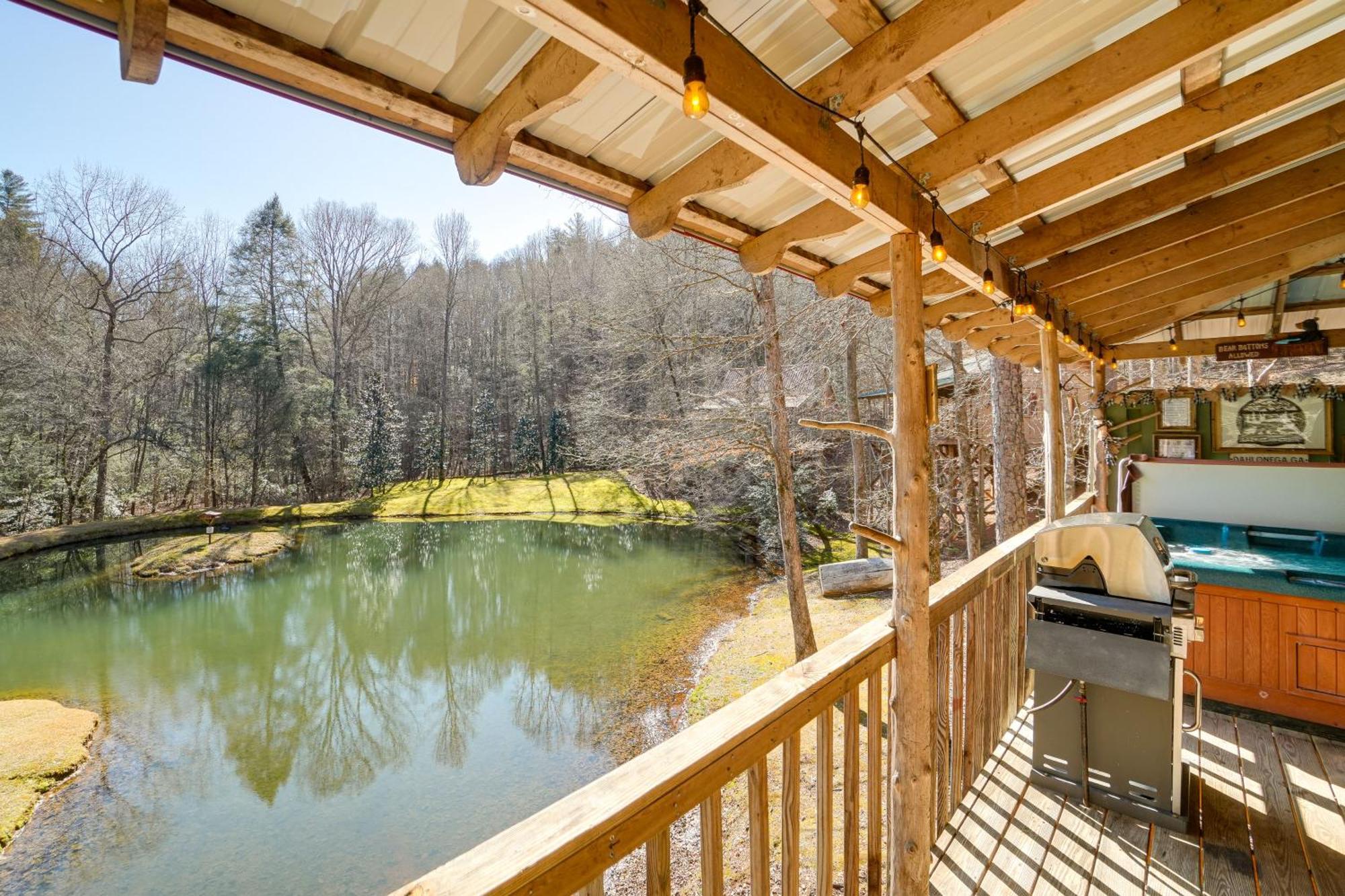 Villa Secluded Family Retreat In Dahlonega With Hot Tub! Extérieur photo